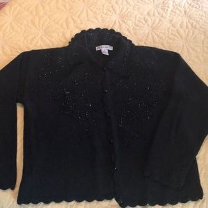 Lovely embellished sweater!